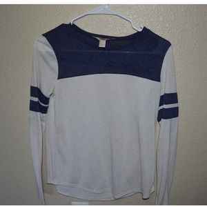 Heathered long sleeve tee